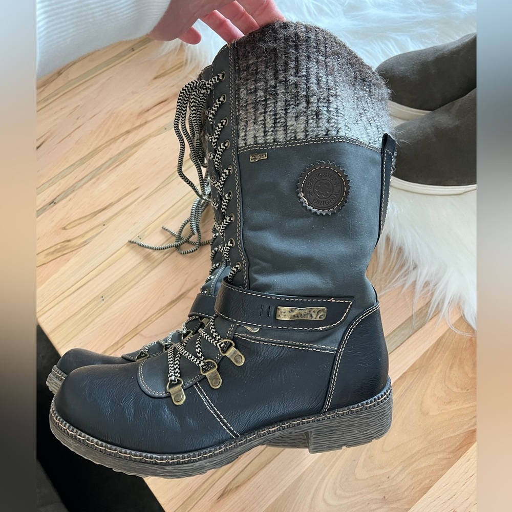 Spring step boots